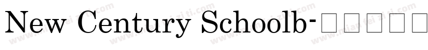 New Century Schoolb字体转换